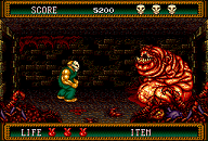 splatterhouse 2 on megadrive